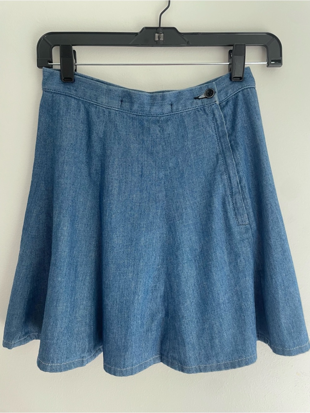 rag & bone Blue Denim Mini Skirt, size 25